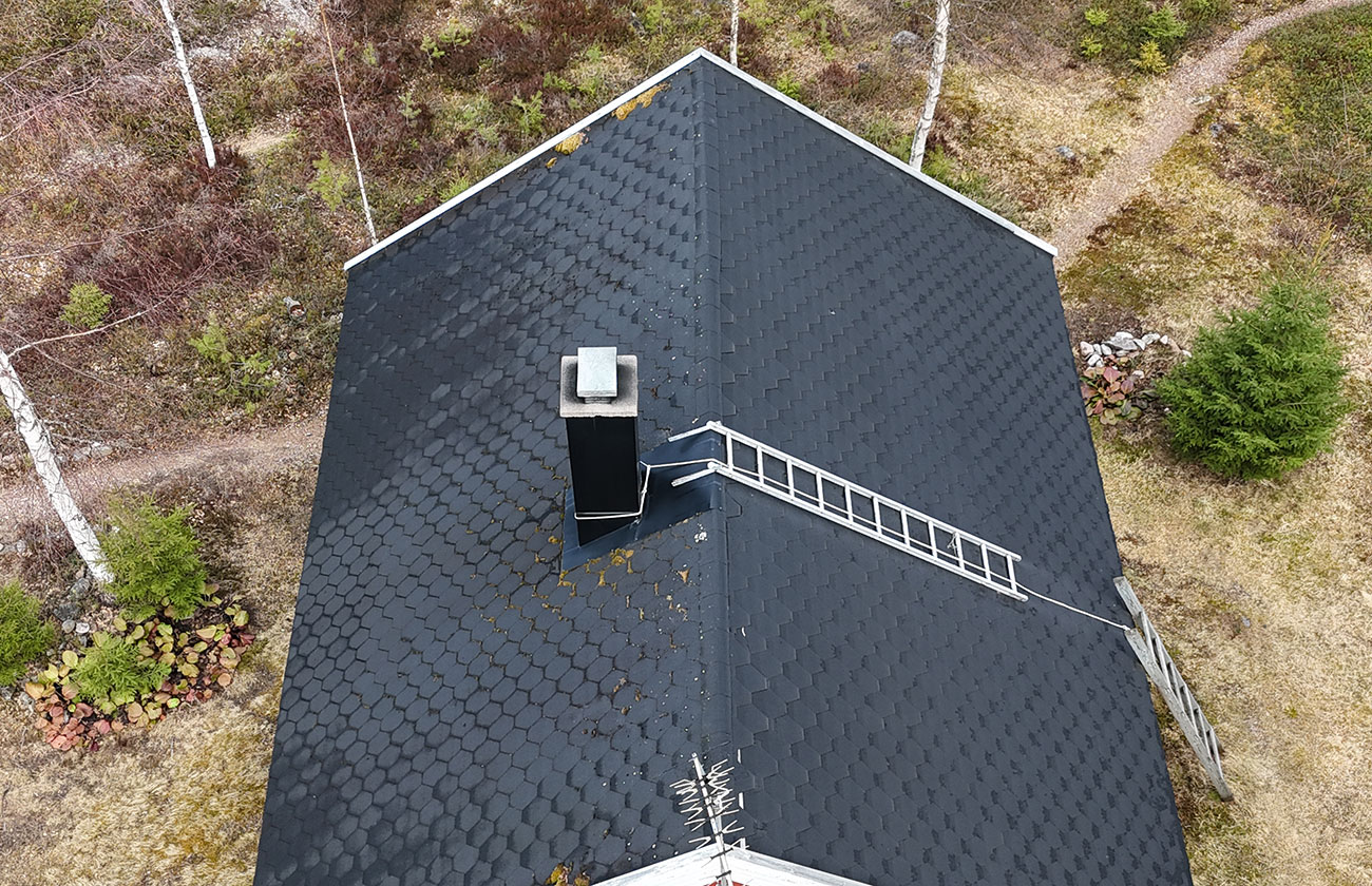 Kesämökin katon korjaus kirkkonummella